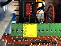 Stepper Driver DIP Switch Settings